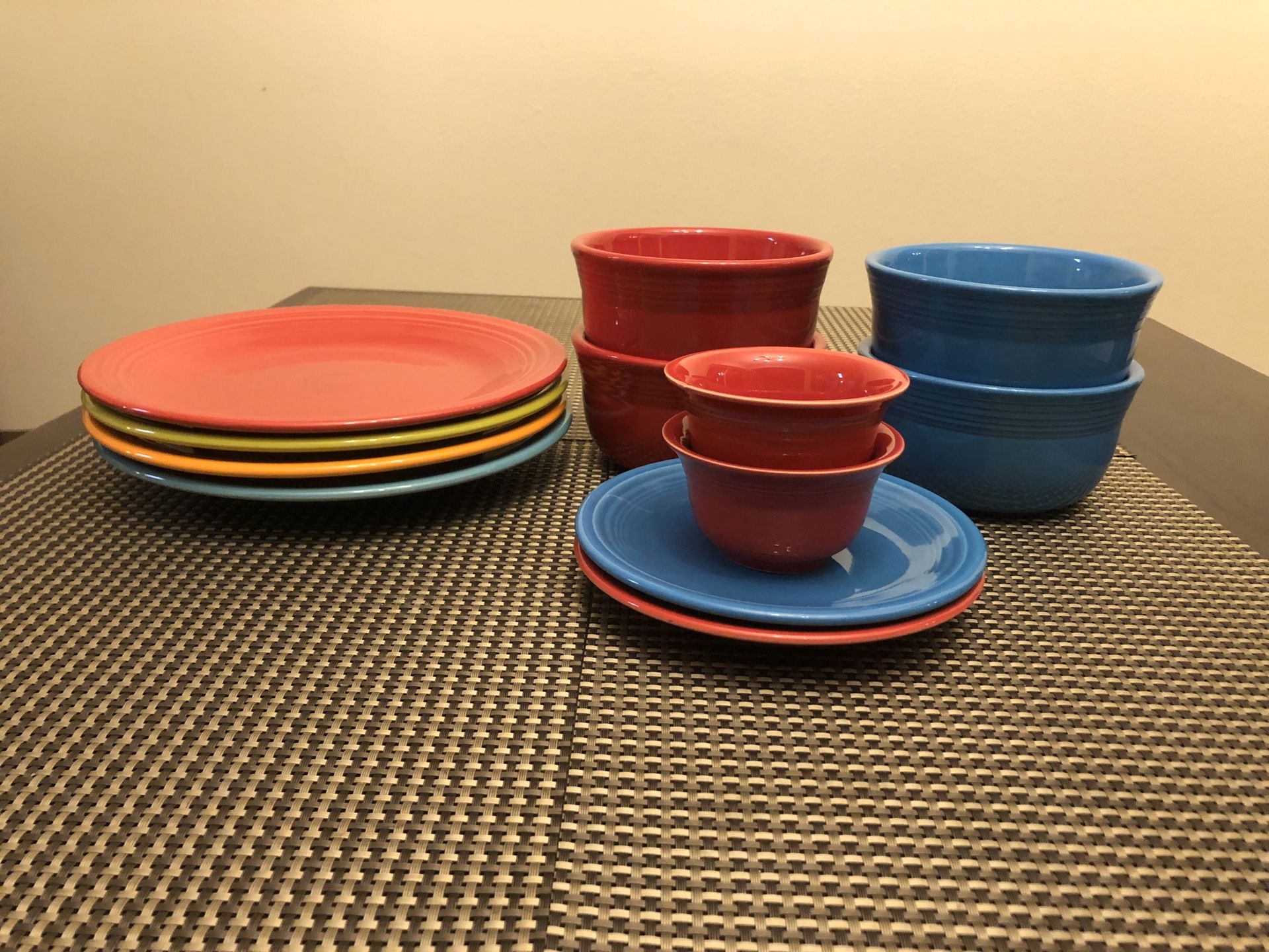 Fiestaware 12 piece set