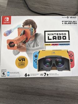 Brand New Nintendo Labo VR Kit - Starter Set + Blaster