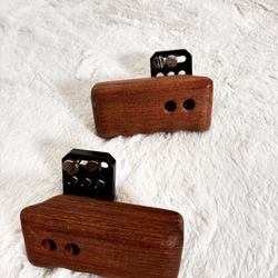 CAMVATE Wood Handgrip Side Handle with 1/4" Connector for Camera DV Video Cage