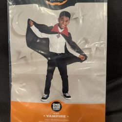 BRAND NEW KIDS VAMPIRE HALLOWEEN COSTUME - ONE SIZE
