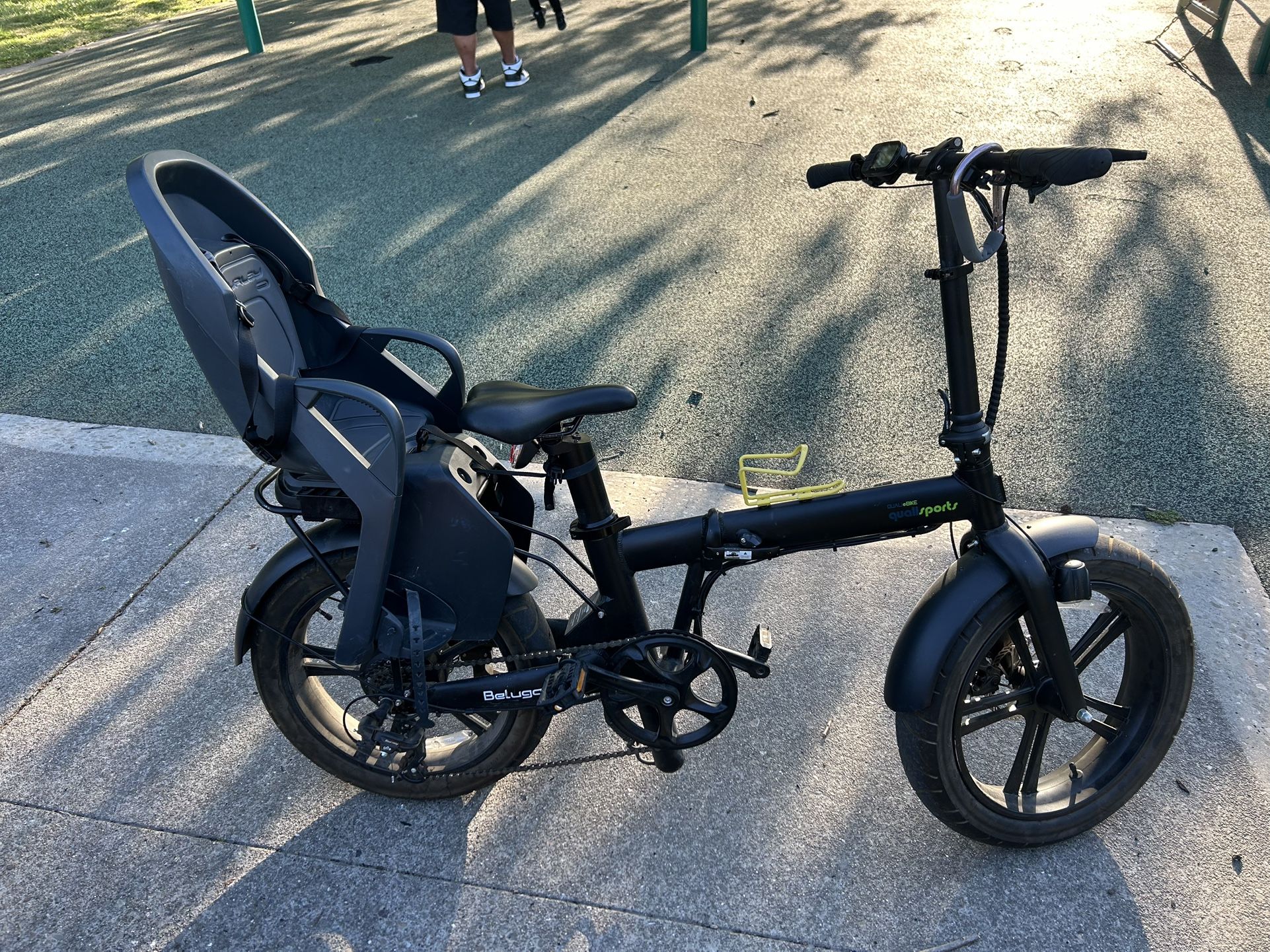 Electric Bike Beluga Qualisports Fat Tire With Child Seat