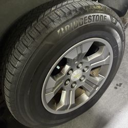18” Silverado Z71 Wheels With Bridgestone Tires 