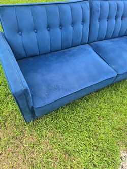 Blue luxury coach