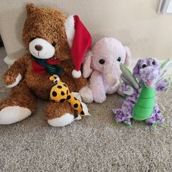 FREE Assorted Stuffed Animals