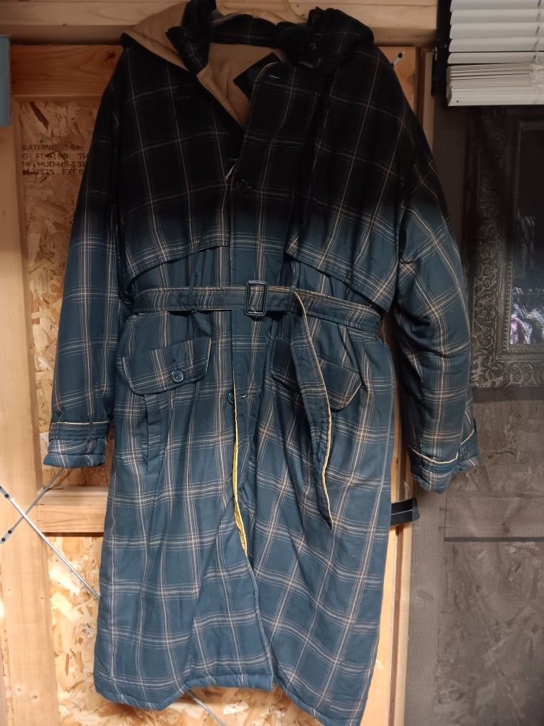 Truths Biancarra Vintage Puffer Trench Sz Xlg