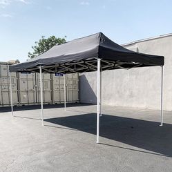 (New in box) $200 Heavy-Duty 10x20 FT Outdoor Ez Pop Up Canopy Party Tent Instant Shades w/ Carry Bag (Black, Red) 