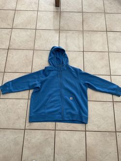 Carhartt Full-Zip Hoodie Sweatshirt Blue 3XL