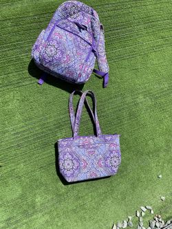 Vera Bradley Bags Backpack and Tote Combo