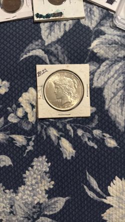 1922 Uncirculated Peace Diver Dollar Protective Holder