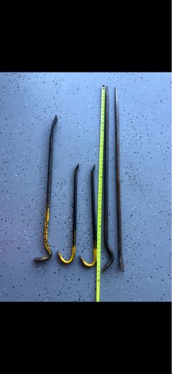 heavy-duty steel pry bars