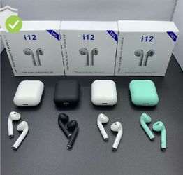 Wireless i12 TWS Bluetooth 5.0 Wireless bluetooth Headphones support Earphones colorful touch control wireless headset earbuds Hot sale!