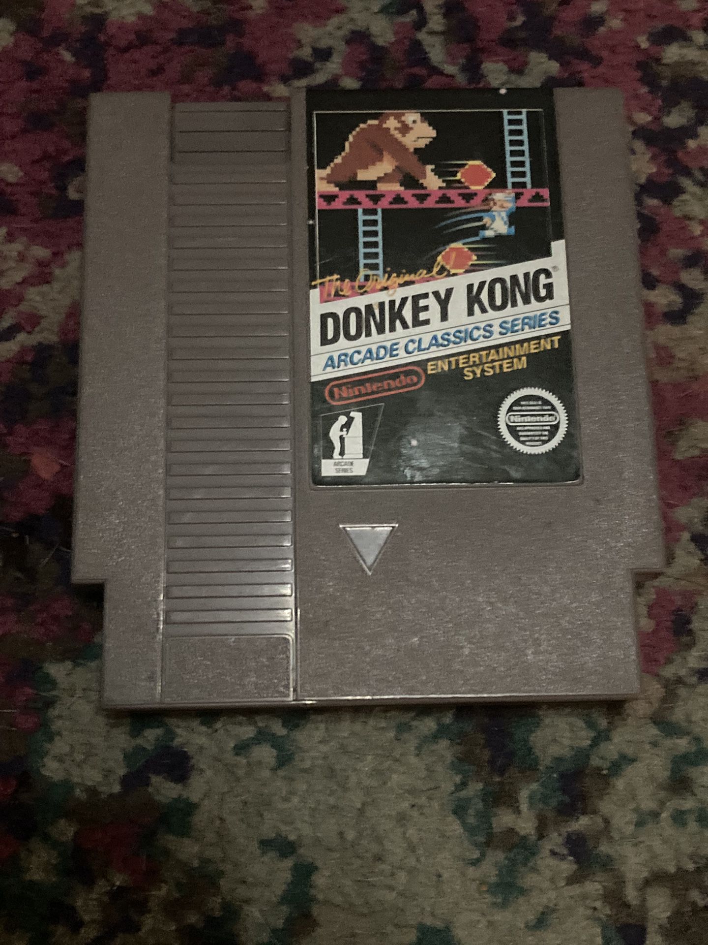 5 Screw Donkey Kong Arcade Series Nintendo NES Video Game Cartridge 