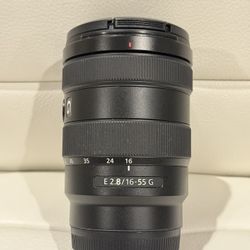 Sony E 16-55mm f/2.8 G Lens