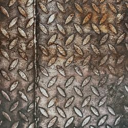 Rusty Metal Diamond Pattern Backdrop 5ft x 8ft