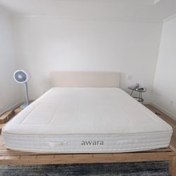 Awara Natural Luxury Hybrid Organic King Size Mattress 