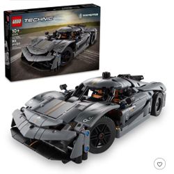 LEGO Technic Koenigsegg Jesko Absolut Gray Hypercar Sport Car Building Toy 42173