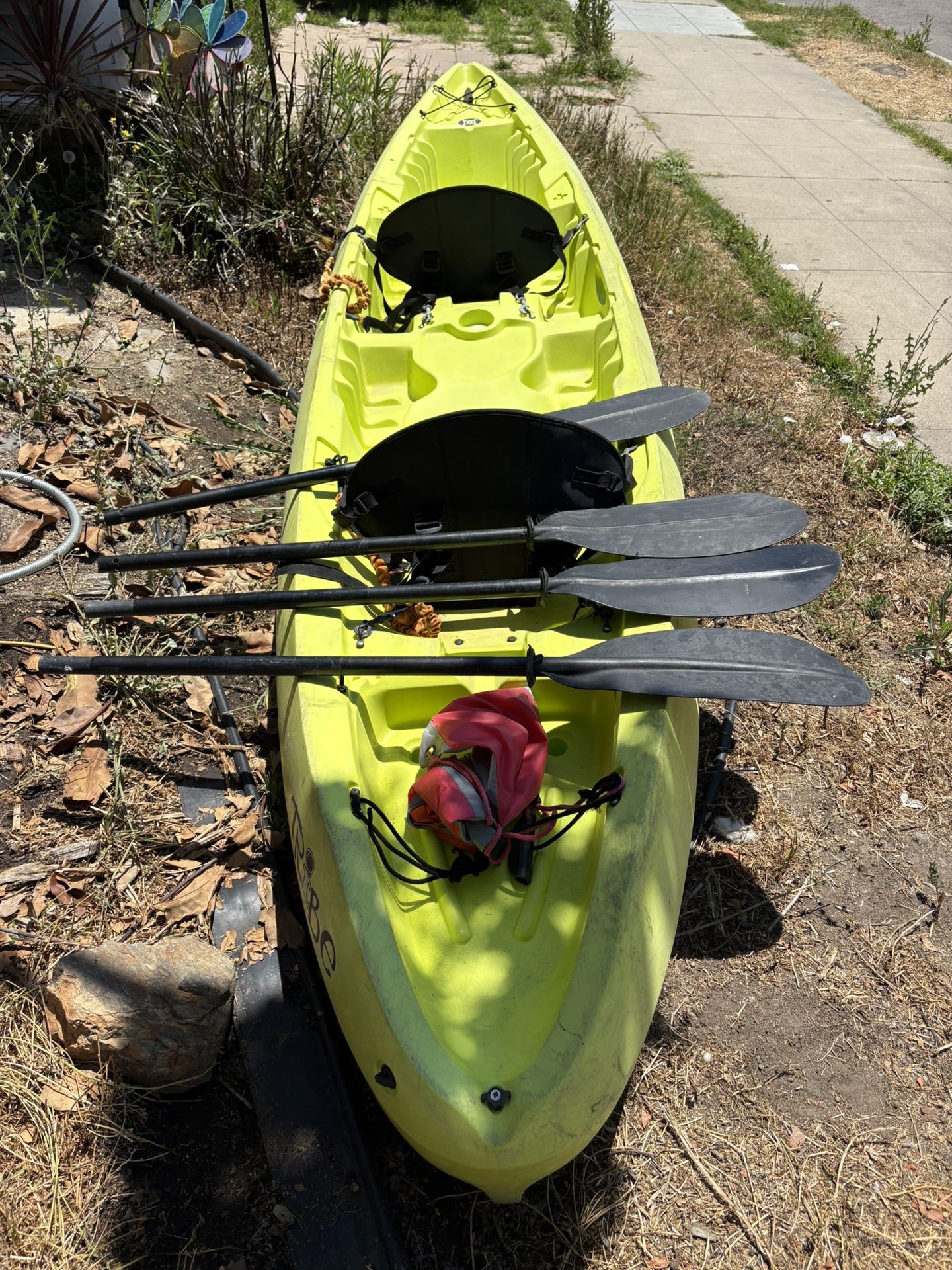 tandem kayak - perception ryobi