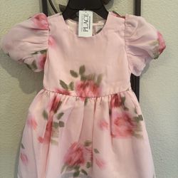 Baby Girl Dress with Diaper Cover Size 9-12 and Size 12-18 Months