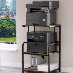 PRINTER STAND with STORAGE SHELVES (Brand New)