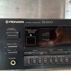 PIONEER STEREO RECEIVER MODEL SX2900