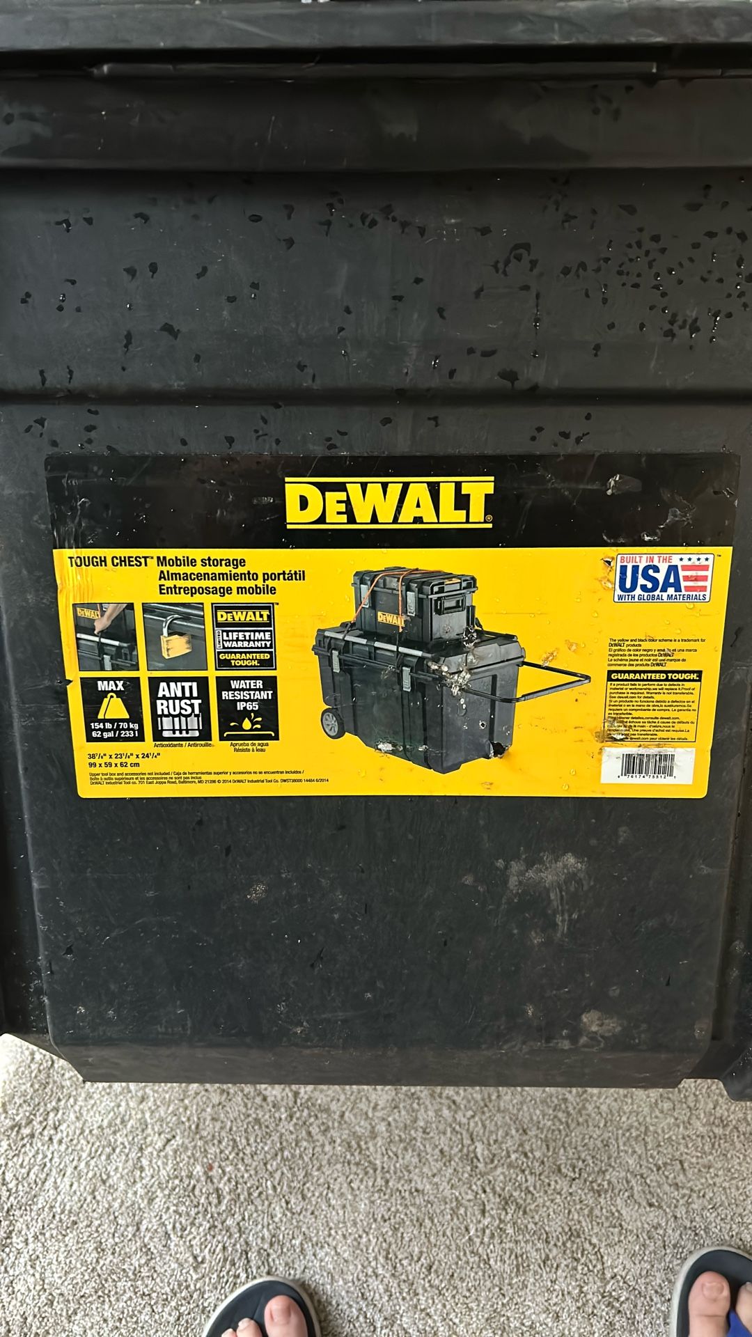 Dewalt 62 Gallon Tough Chest Mobile Tool Box