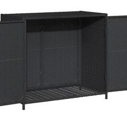 New Patio Storage Cabinet Outdoor Organizer with Doors