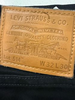 Levi’s 514 Premium Jeans Black 32W 30L