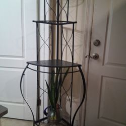 Black Metal Plant Stand