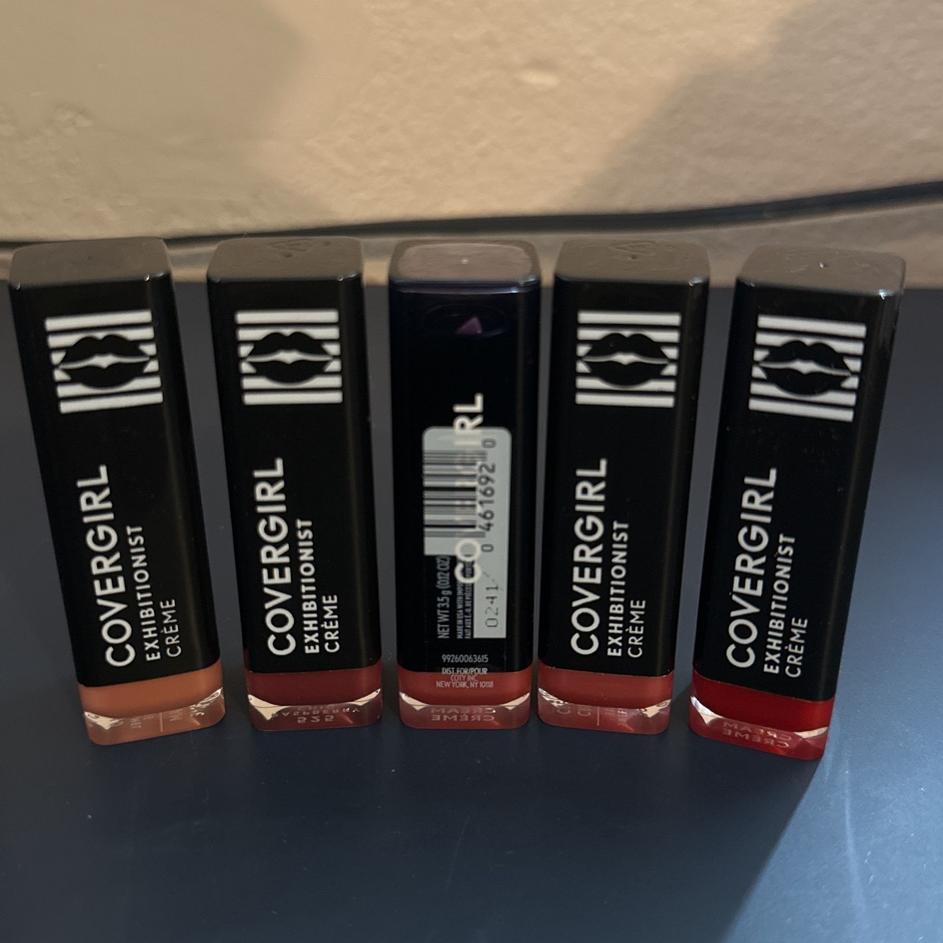 Covergirl Lipsticks New Caramel, Raspberry And Sweetheart Blush
