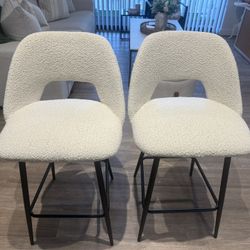  Boucle Bar Stools 