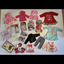 Assorted Doll Clothing - Neonate Babies, Syndees, Lalaloopsy, Zapf & Others