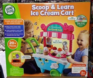LeapFrog Scoop & Learn Ice Cream Cart with Accessories, Baby and Toddler Toys