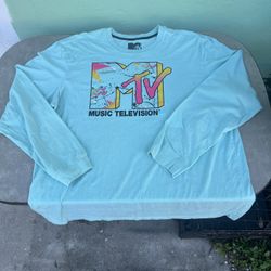 VINTAGE MTV LONGSLEEVE TEE 2XL