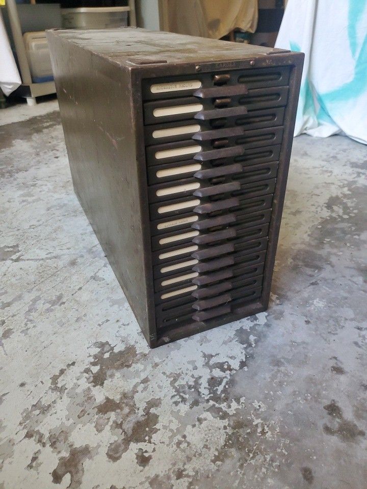 Vintage Kardex Filing Cabinet