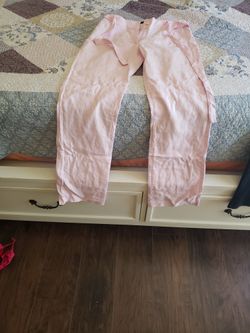 Brand New Linen Pants. Size 14. A Little Bit Stained Due To Storage. 