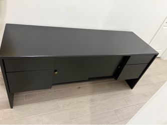 Black Buffet Table