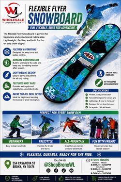 Flexible Flyer Snowboard