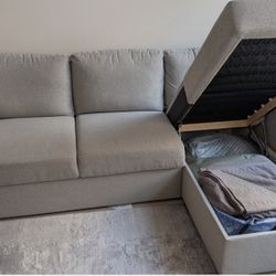 Free Delivery! Like Brand New IKEA BÅRSLÖV 3 Seat Sleeper Sofa. From Clean, Smoke & Pet free home