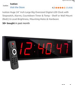 30” LED DIGITAL TIME BAR 