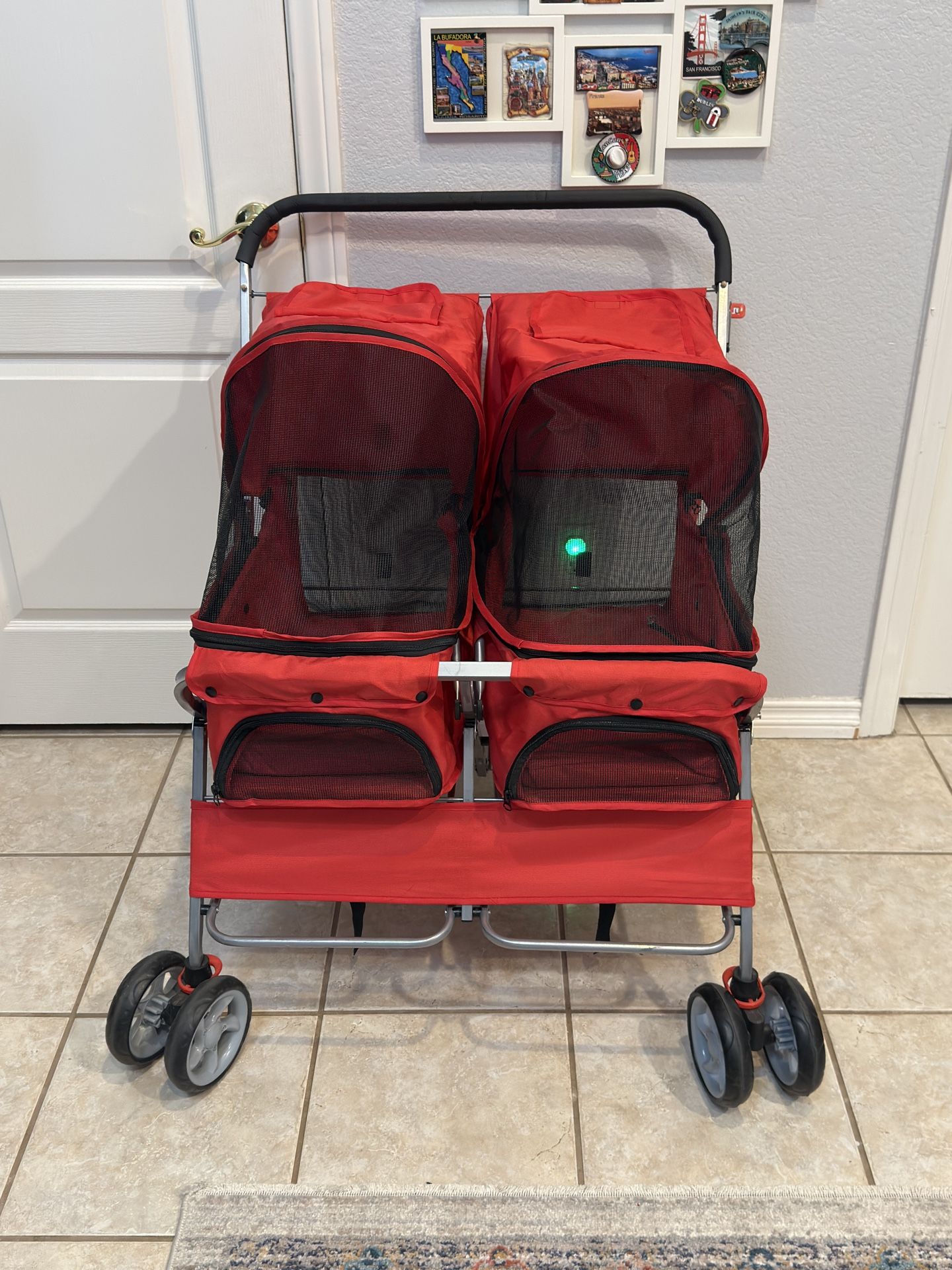 double dog stroller 