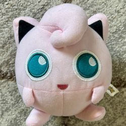 🔥 Mint Jigglypuff Pokémon Plush – Like New!