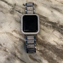 Apple Watch With Lab Diamond Cover