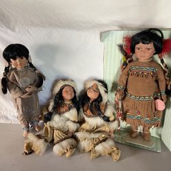  Vintage Porcelain Dolls 