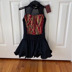 Dance costume With Matching Hair Clip 