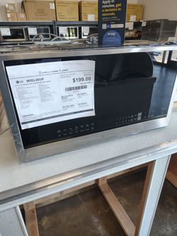 LG Smart over the range microwave missing filters