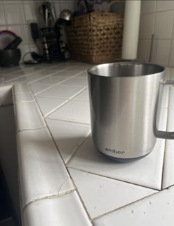 Ember Mug 2, 14 oz, Temperature Control Smart Mug, Stainless Steel.Only used once like new.