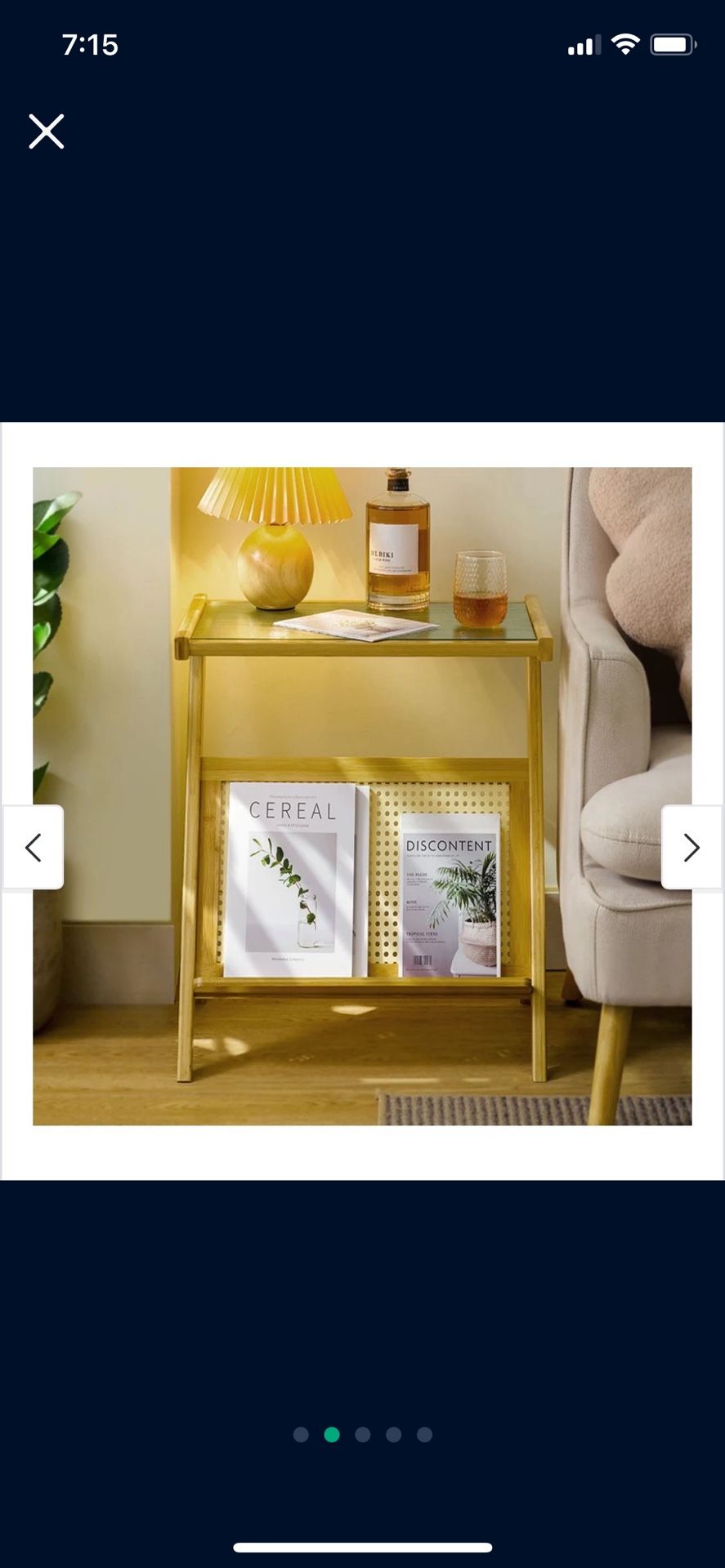 Brand New Mcm Bamboo Side Tables