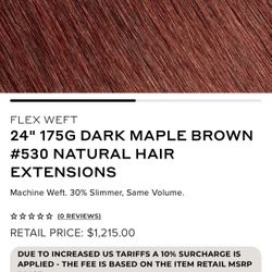 Bellami Flex Weft Hair Extensions