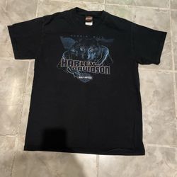 Vintage 2008 Bartley’s Los Angeles Harley-Davidson Wolf Thunder T-Shirt SZ M