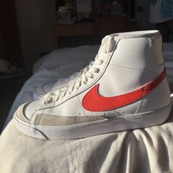 Nike Blazer High Tops (Orange), 6.5 Kids
